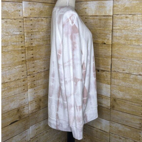 VS PINK NEUTRAL SOFT BRUSHED COMFORTABLE CASUAL EVERYDAY WEAR TUNIC SWEATSHIRT - Picture 2 of 3